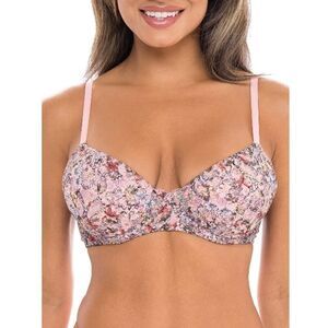 Women's & Juniors Allover Lace Push Up Bra Size 34E (DD)